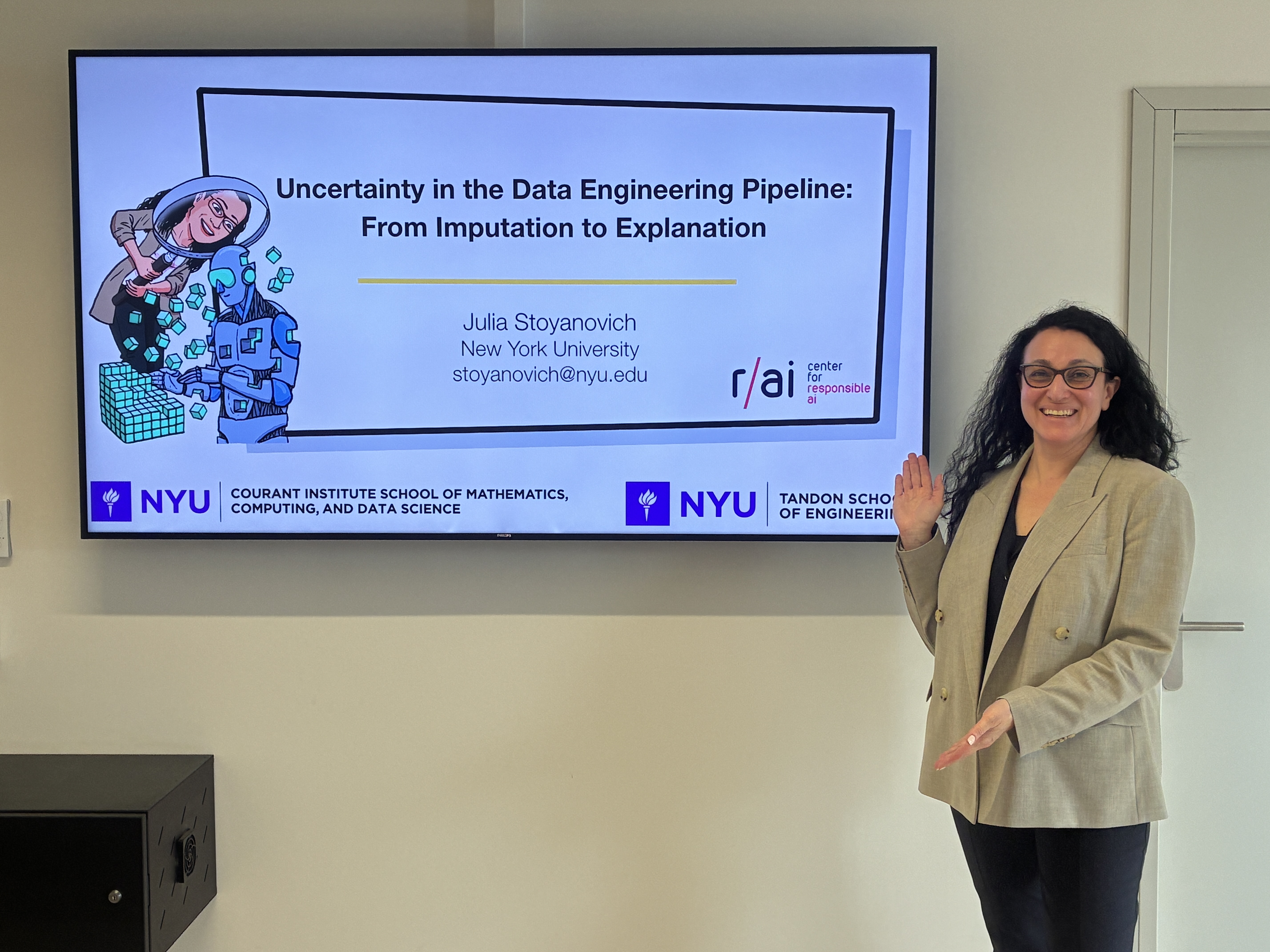 Jun 02, 2026: Julia Stoyanovich's Talk on Uncertainty in the Data Engineering Pipeline